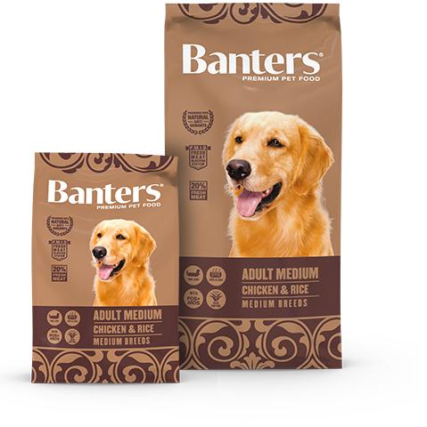 BANTERS MEDIUM CHICKEN 15 KG