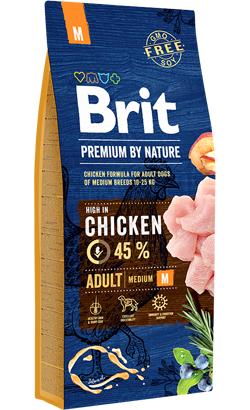 BRIT BLUE ADULT MEDIUM 15 KG