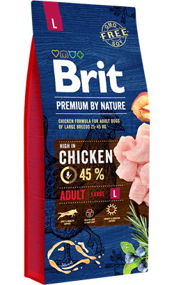 BRIT BLUE ADULT LARGE 15 KG