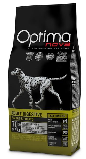 OPTIMA NOVA DIGESTIVE COELHO E BATATA 12 KG