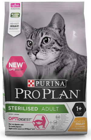 PRO PLAN GATO STERILISED OPTIDIGEST FRANGO 3 KG