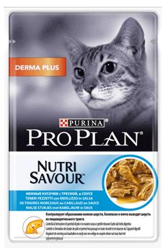 PRO PLAN NUTRISAVOUR DERMA PLUS BACALHAU 26 x 85 GR