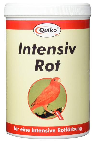 Quiko Intense Rouge 50g- Complément Alimentaire pour Oiseaux avec Facteur  Rouge - pour Une Coloration Rouge Intense du Plumage - Convient aux  canaris, Oiseaux des Bois, etc. : : Animalerie