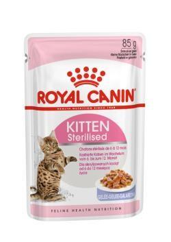 ROYAL CANIN CAT WET KITTEN STERILISED JELLY 12 x 85 GR