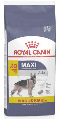 ROYAL CANIN MAXI ADULT 15 + 3 KG