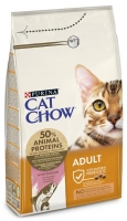 CAT CHOW ADULTO SALMÃO 15 KG*