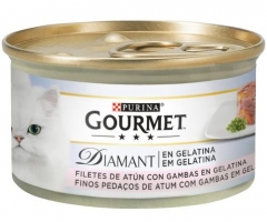 GOURMET DIAMANTE ATUM & GAMBAS 24 X 85 GR