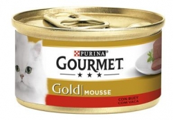 GOURMET GOLD MOUSSE VACA 24 x 85GR