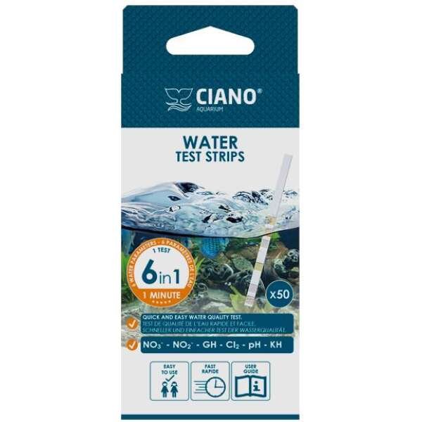 CIANO WATER TEST STRIPS 6 IN 1 - Image 1