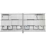 FRENTE COM PORTA NINHO E 3 COMEDOUROS