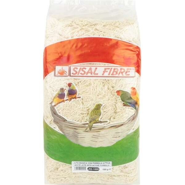 FIBRAS DE JUTA BRANCA 1KG - Image 1