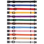 KIT DE 6 COLEIRAS EM NYLON PARA CACHORROS