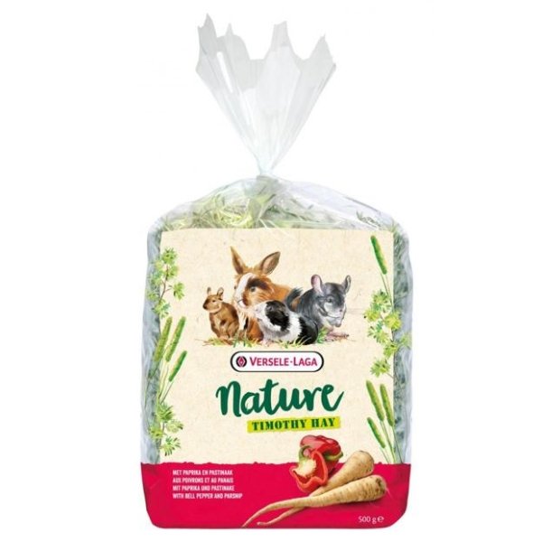 NATURE TIMOTHY HAY PIMENTÃO E PASTINAGA & TOMATE 500 GR - Image 1