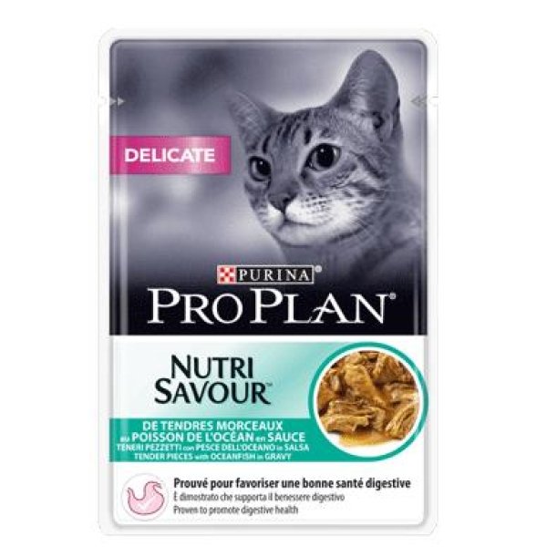 PRO PLAN NUTRISAVOUR PEIXES DO OCEANO 26 x 85 GR - Image 1