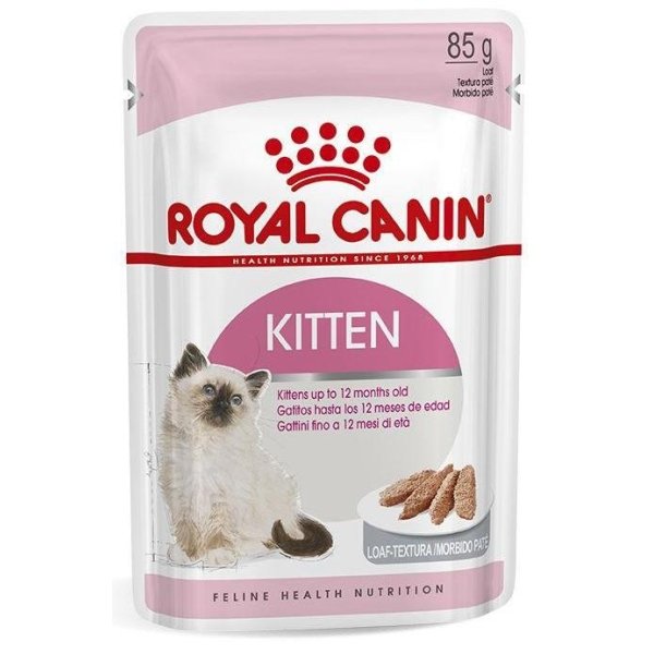 ROYAL CANIN CAT WET KITTEN PATÉ 12 x 85 GR - Image 1