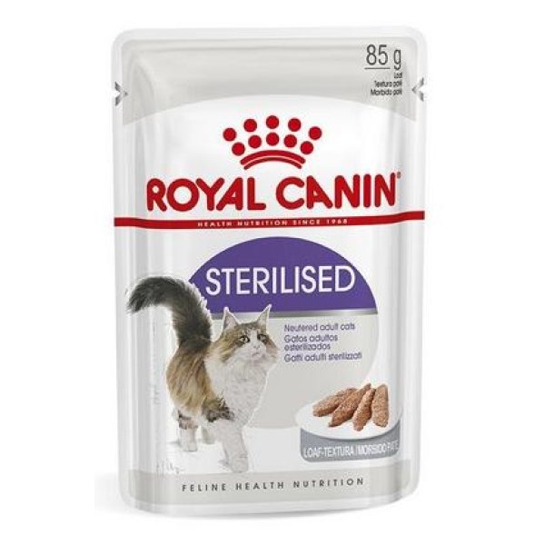 ROYAL CANIN CAT WET STERILISED PATÉ 12 x 85 GR - Image 1