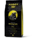 Saco de Hummer Dog Alta Energia, uma ração completa e nutritiva para cães ativos.